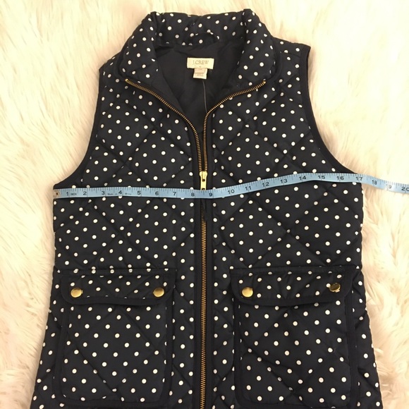 J. Crew | polka dot | excursion | quilted vest - Picture 8 of 13